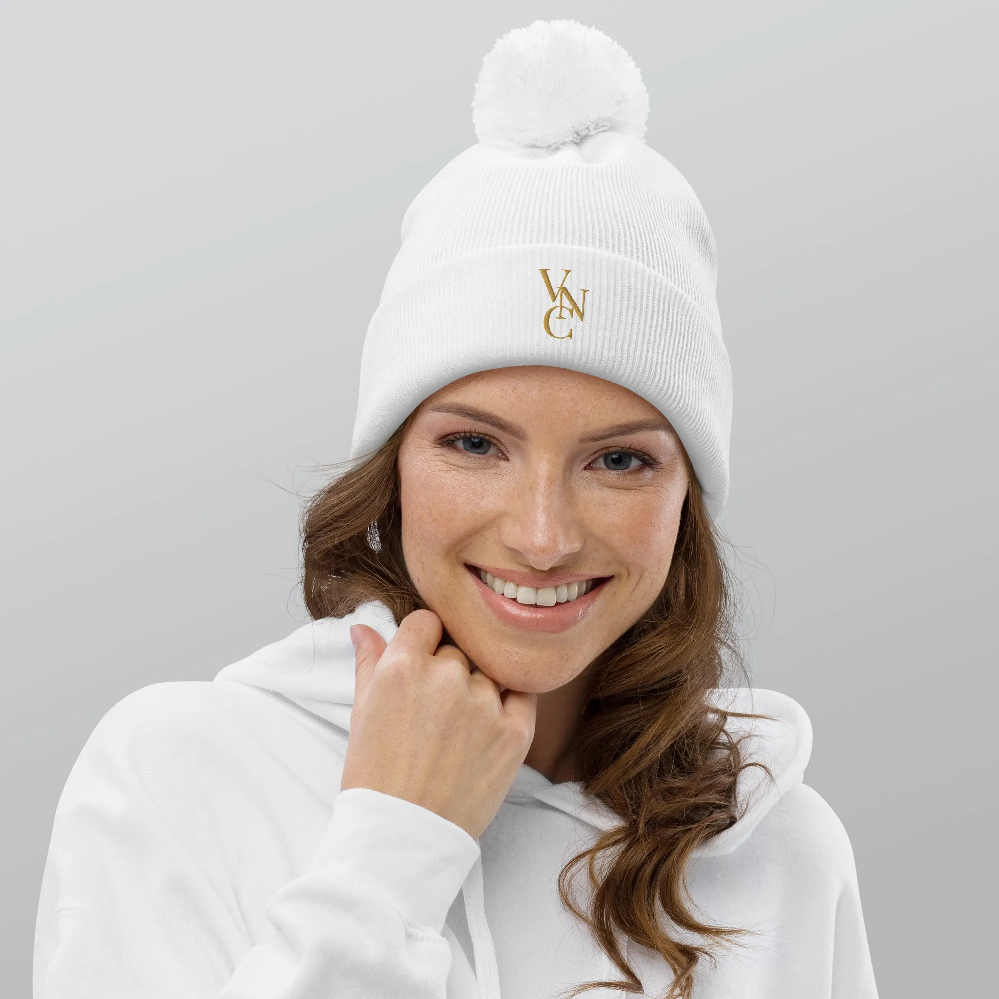 Cozy Chic Pom-Pom Beanie