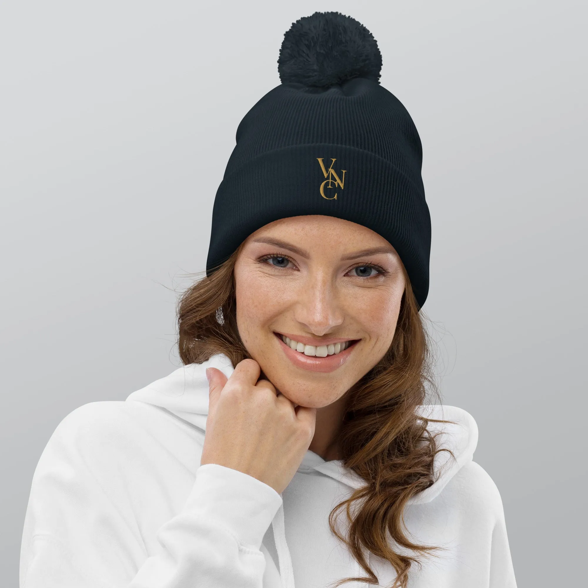 Cozy Chic Pom-Pom Beanie