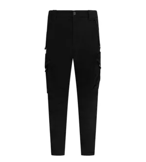 C.P. COMPANY RASO CARGO TROUSERS - BLACK