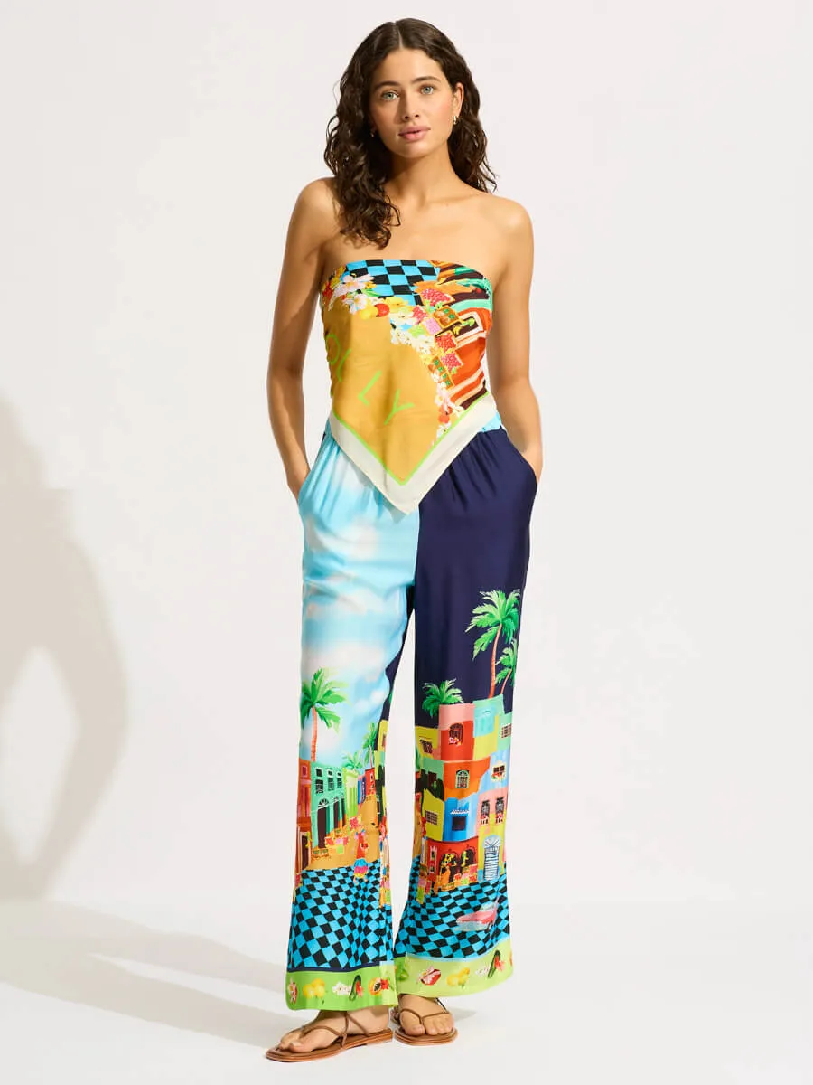 Cuba Scarf in Turquoise