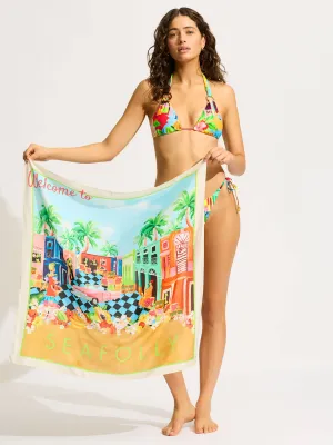 Cuba Scarf in Turquoise