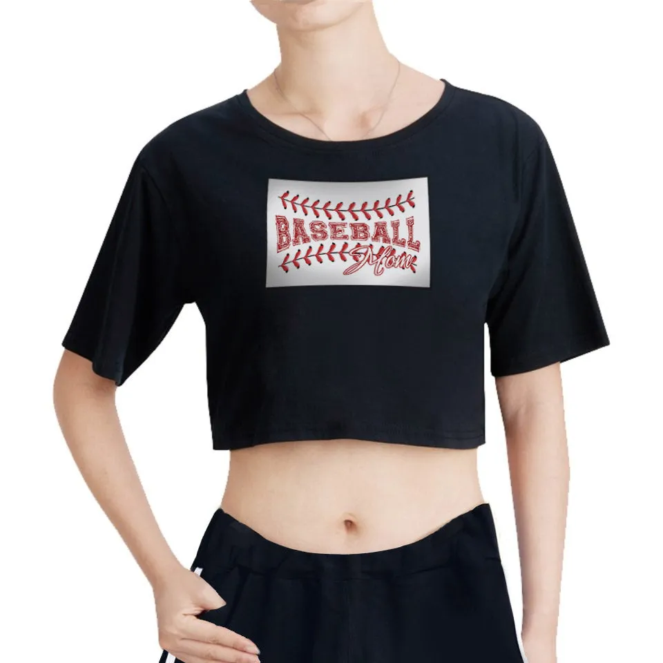 Custom Women's Sportswear Cropped T-shirt & Shorts Set Kids' Activewear