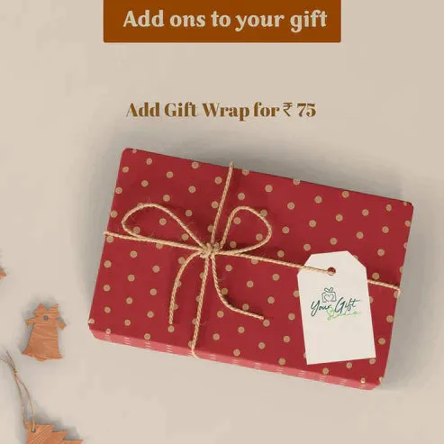 Customized Men's Decent 3 Pcs Gift Combo - Wine