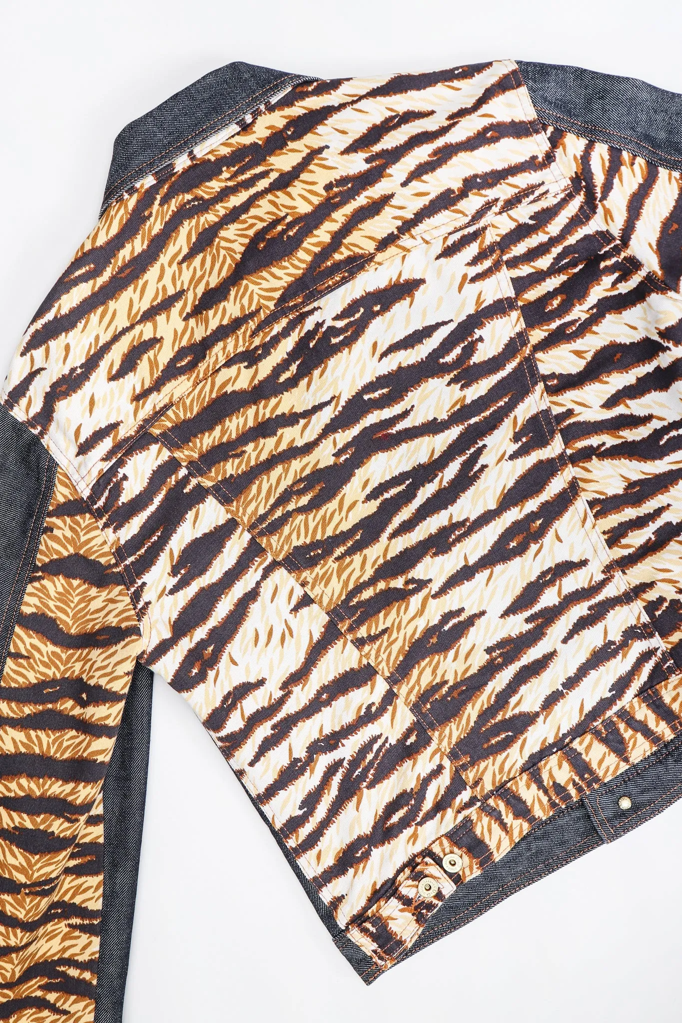 D&G Animal Contrast Denim Jacket