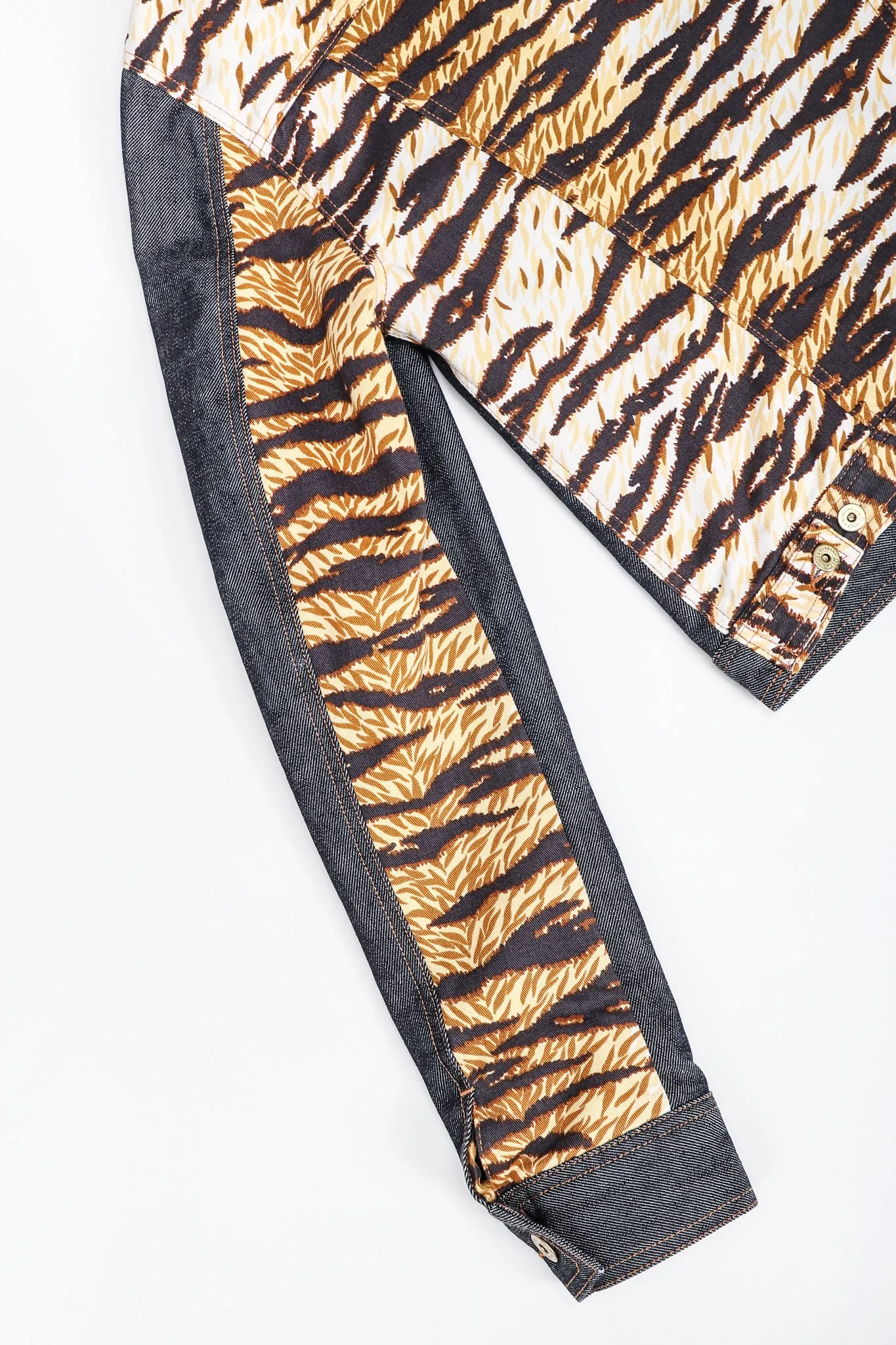 D&G Animal Contrast Denim Jacket