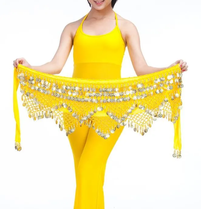 Dancewear Clothing Triangle Hip Scarf Colorful Rhinestone Adjustable Belly Dance