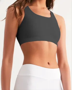 DARK GRAY Women's Seamless Sports Bra