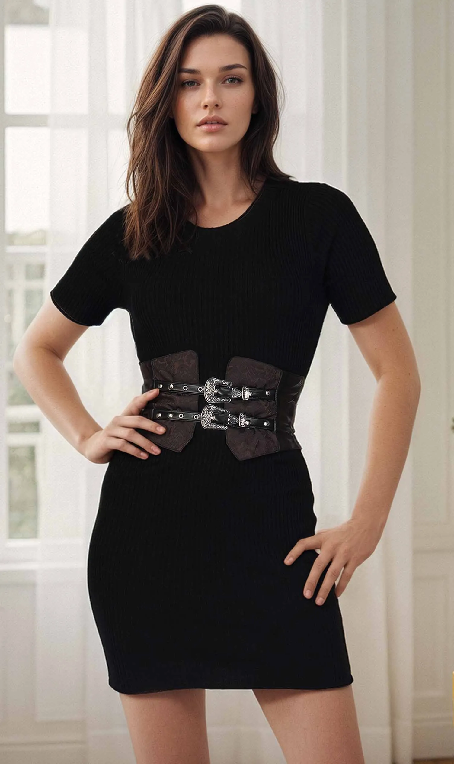 Daylan Brocade Corset Belt