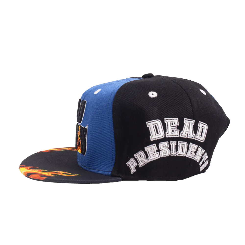 DEAD PRESIDENTS SNAPBACK BLACK/BLUE OS