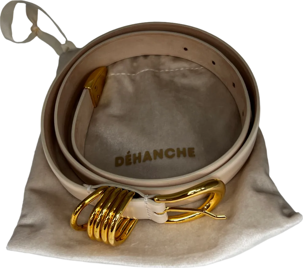 dehanche Cream Hollyhock Gold Belt UK M