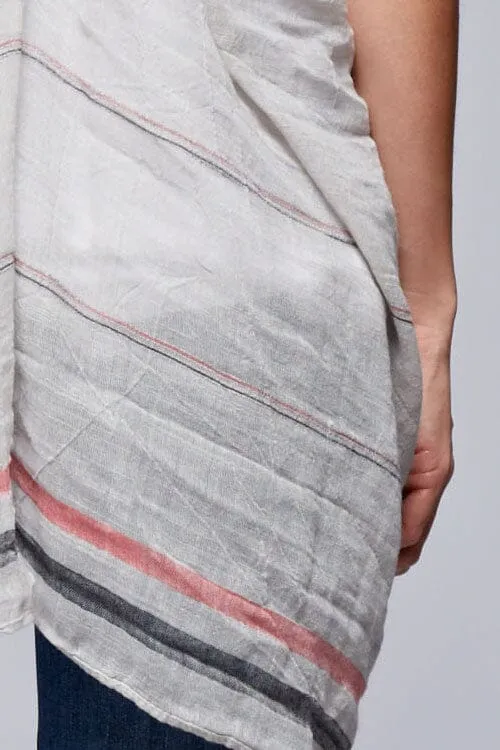 Desert Sands Striped Scarf