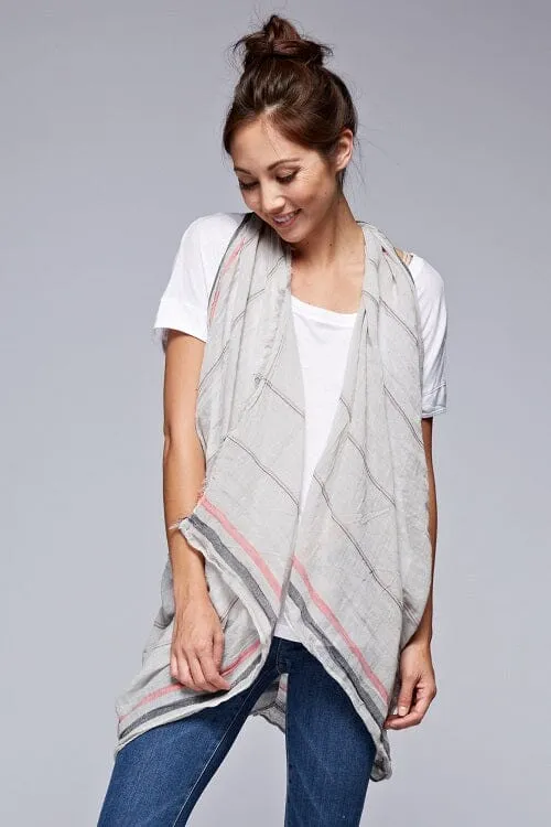 Desert Sands Striped Scarf