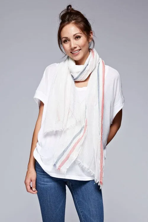 Desert Sands Striped Scarf