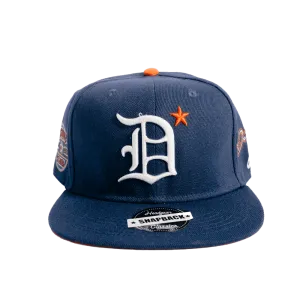 DETROIT STARS NAVY BLUE SNAPBACK HAT
