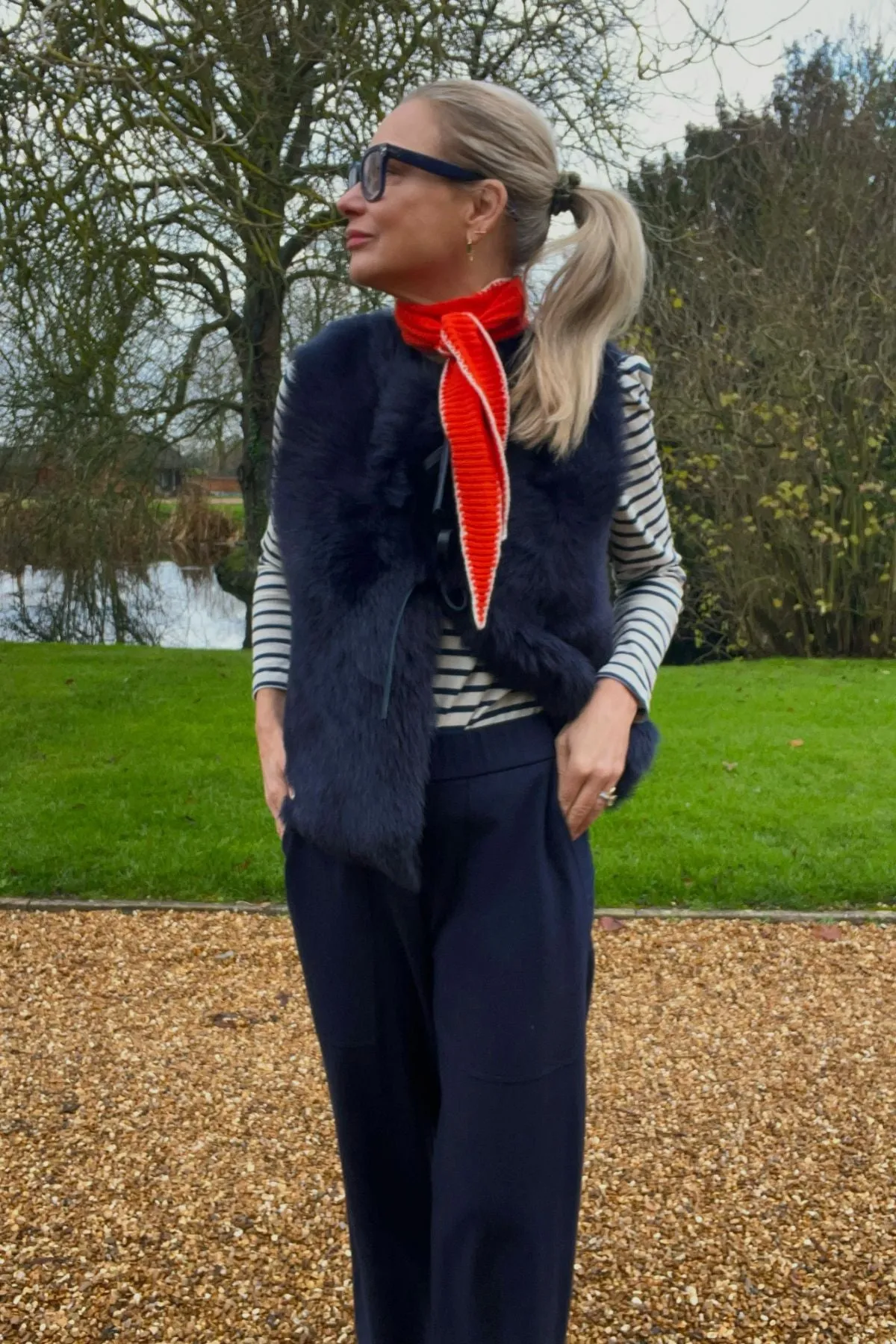 Diamond Cashmere Scarf