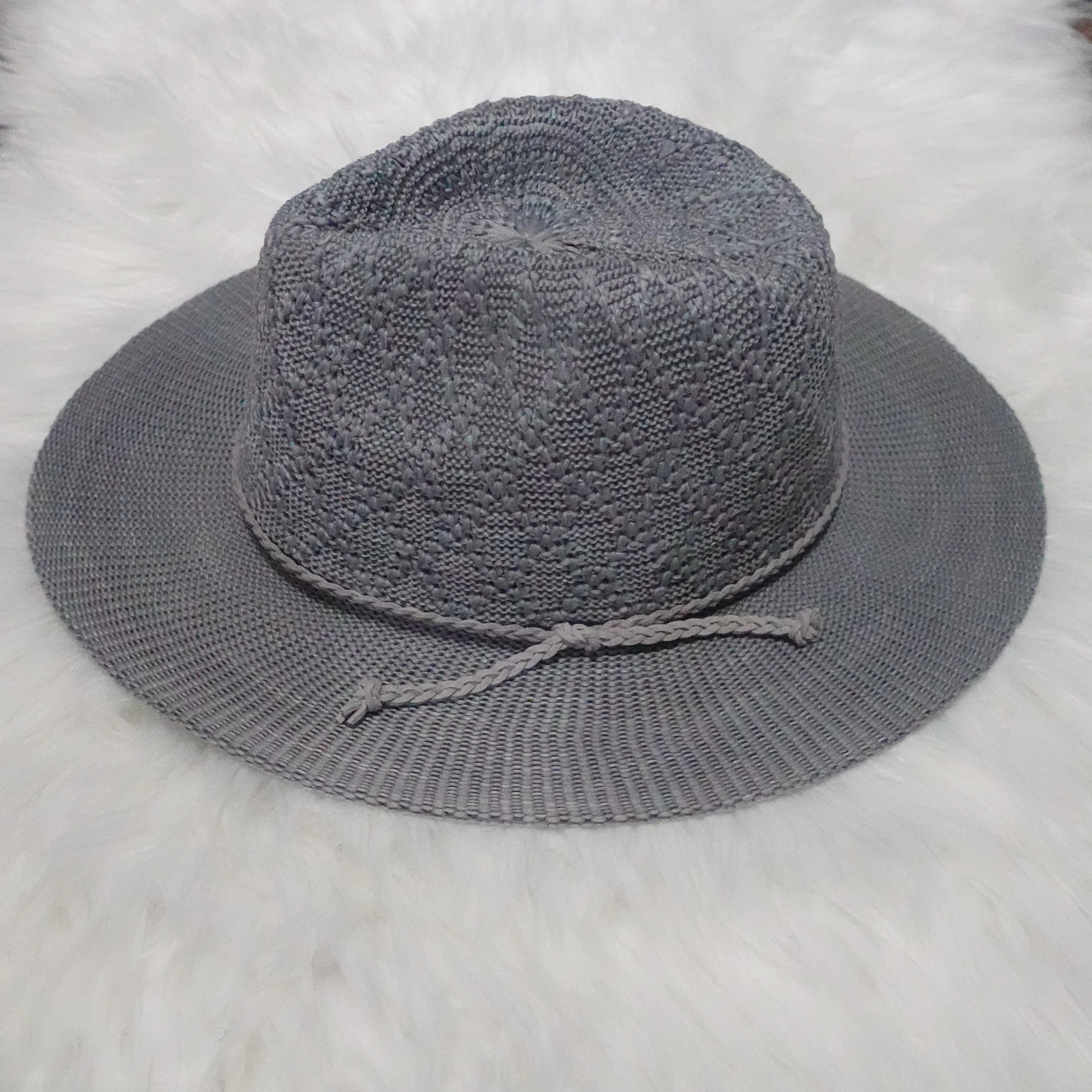 Diamond  Weave Panama Hat
