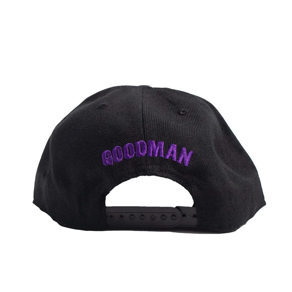 DODGEBALL GLOBO GYM SNAPBACK (BLACK/PURPLE)