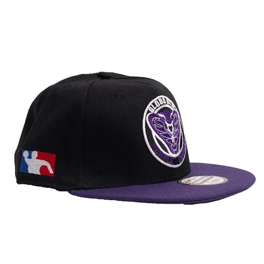 DODGEBALL GLOBO GYM SNAPBACK (BLACK/PURPLE)