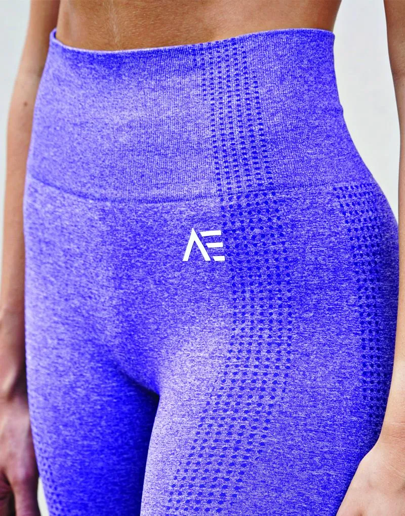 DOMINATE SEAMLESS LEGGINGS - PURPLE