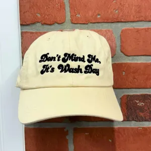 Don't Mind Me, It's Wash Day Hat | Effortless Curly Hair Style