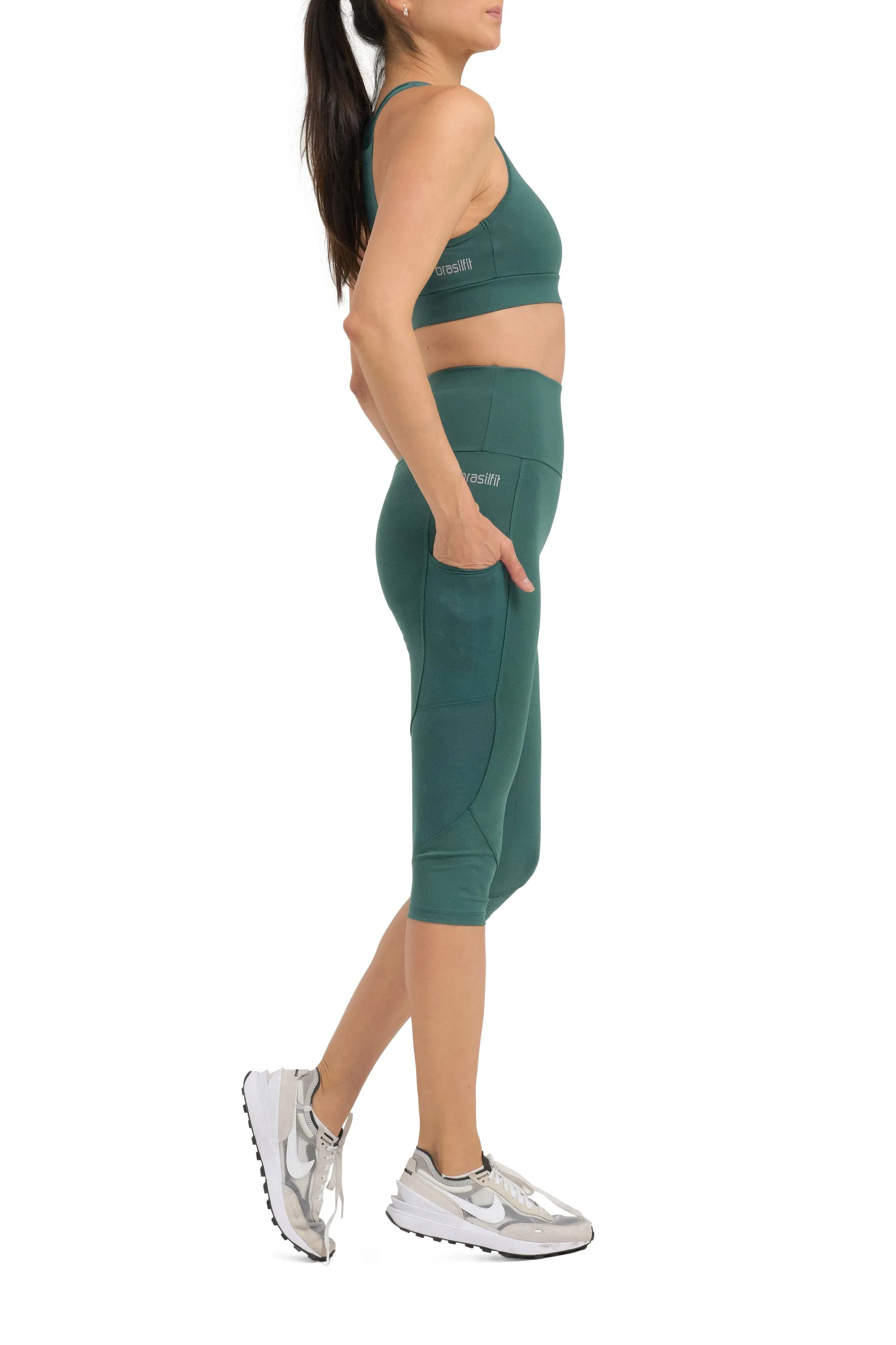 Druse High Waisted Under Knee with Pockets