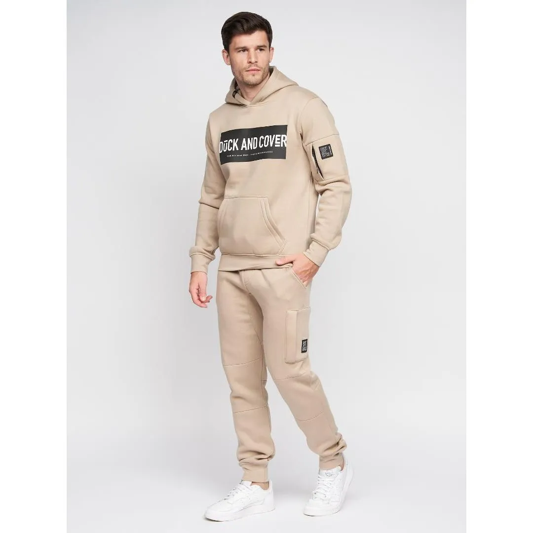 Duck & Cover MILGATE JOG PANT - STONE