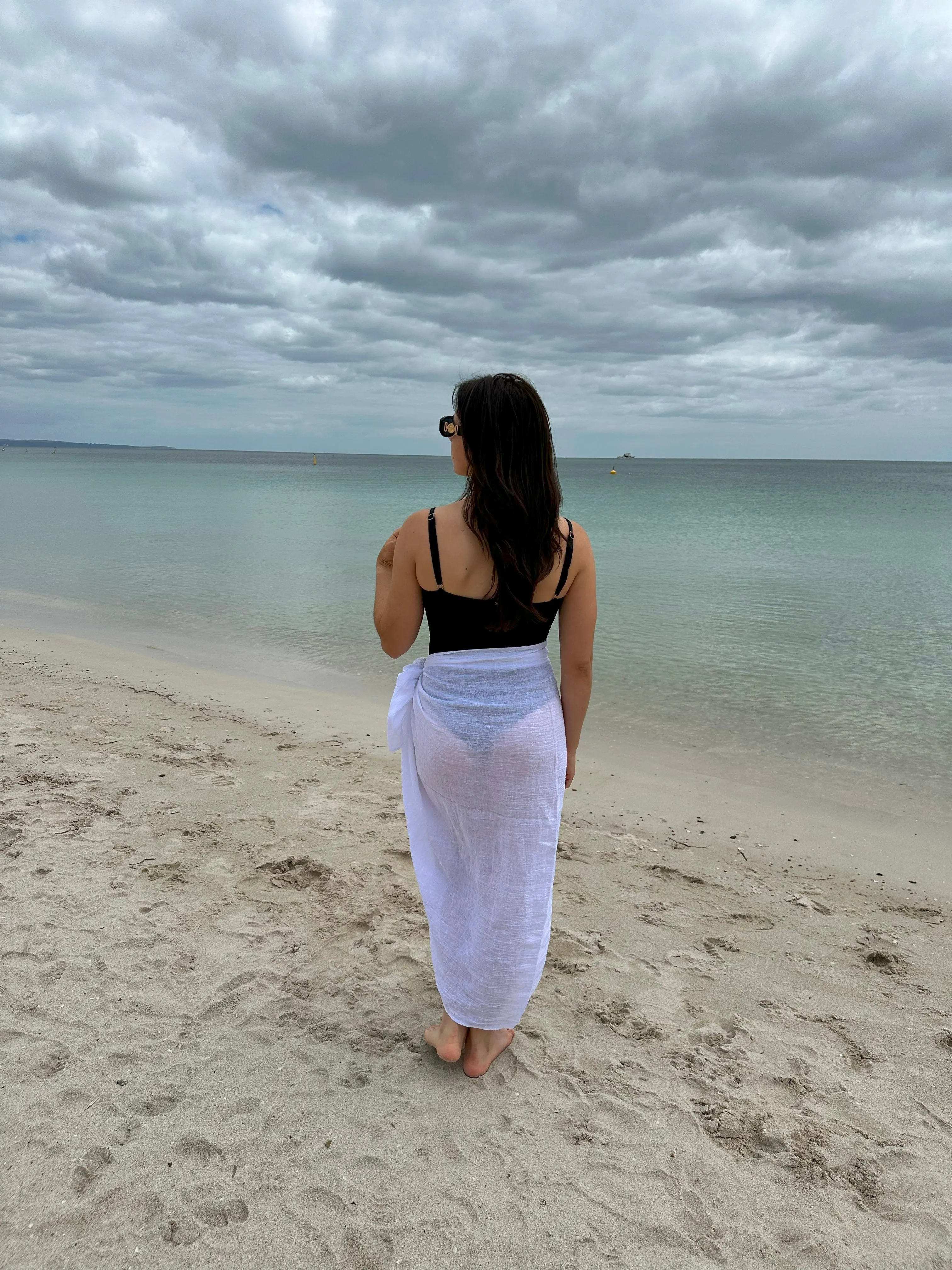 Dune Pareo Sarong French Linen Muslin