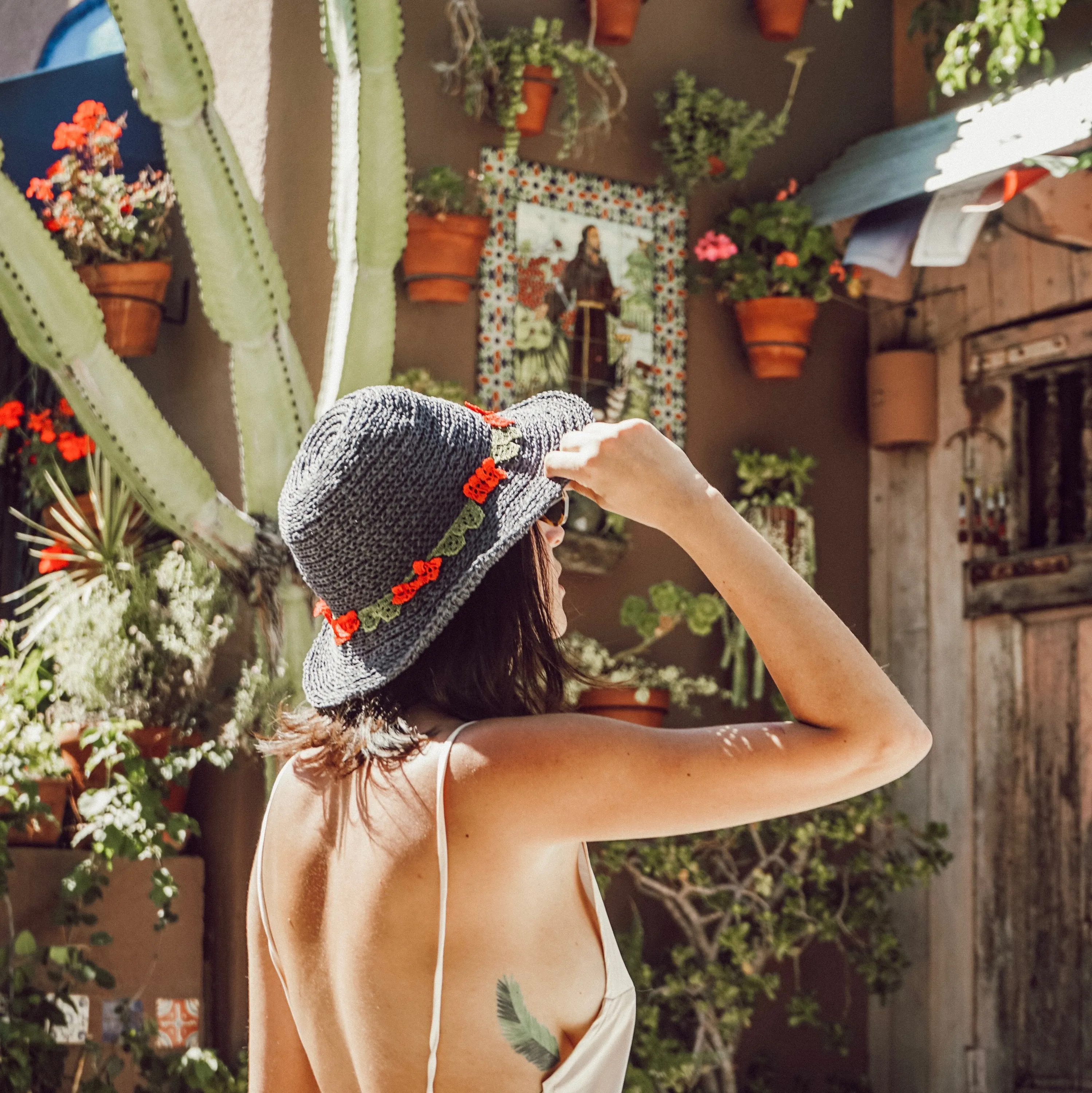 Earth's Bohemian Straw Hat