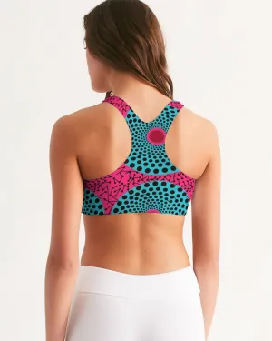 Edewede African Print Seamless Sports Bra