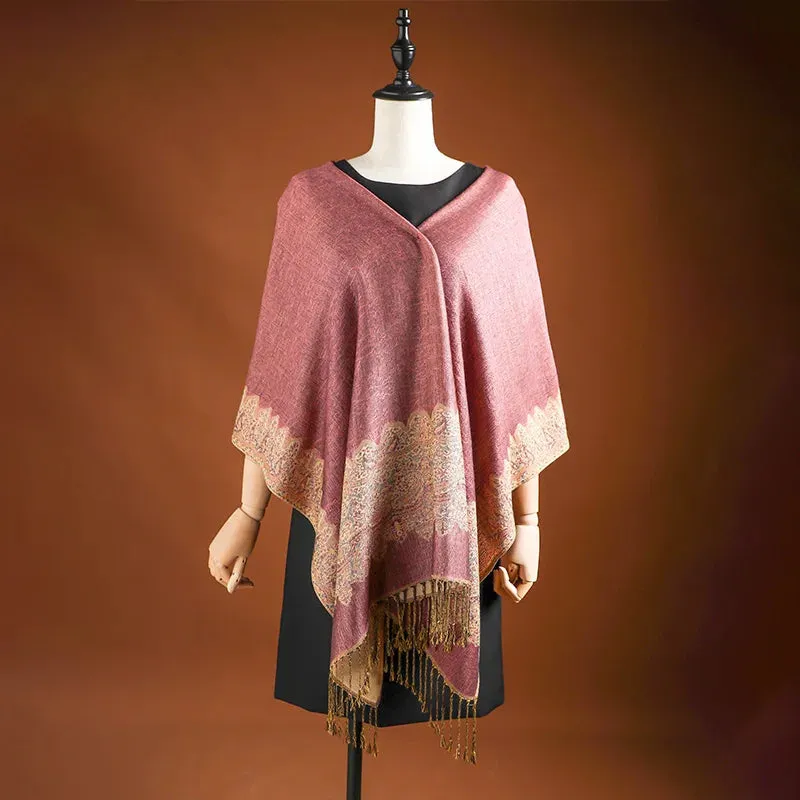 Elegance Paisley Winter Shawl