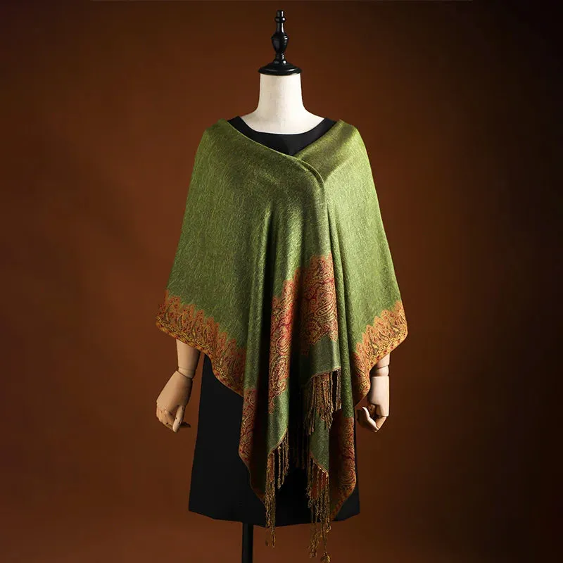 Elegance Paisley Winter Shawl