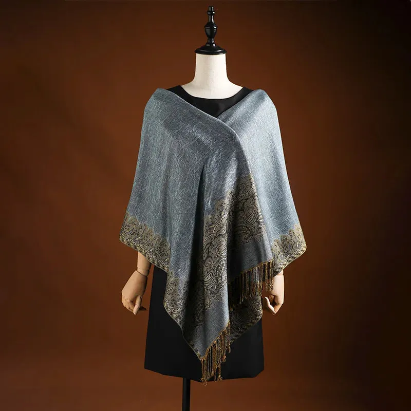 Elegance Paisley Winter Shawl