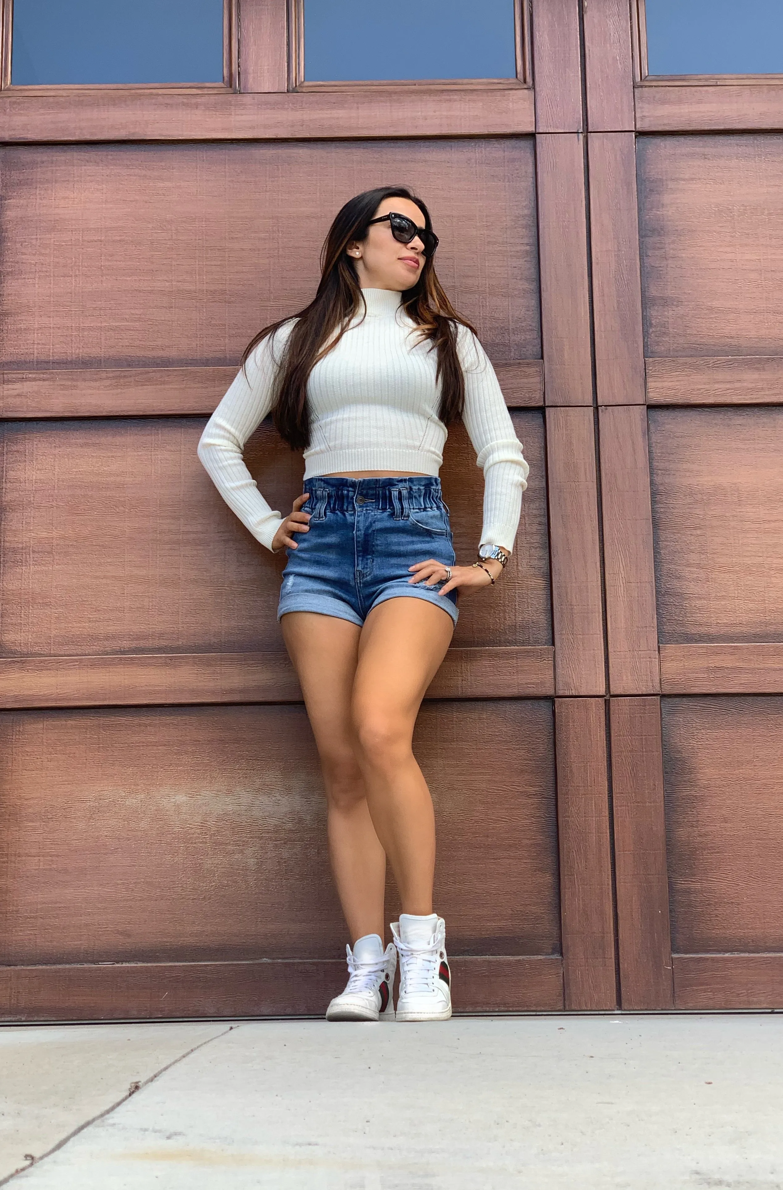 EMMA JEAN SHORTS (MEDIUM WASH)