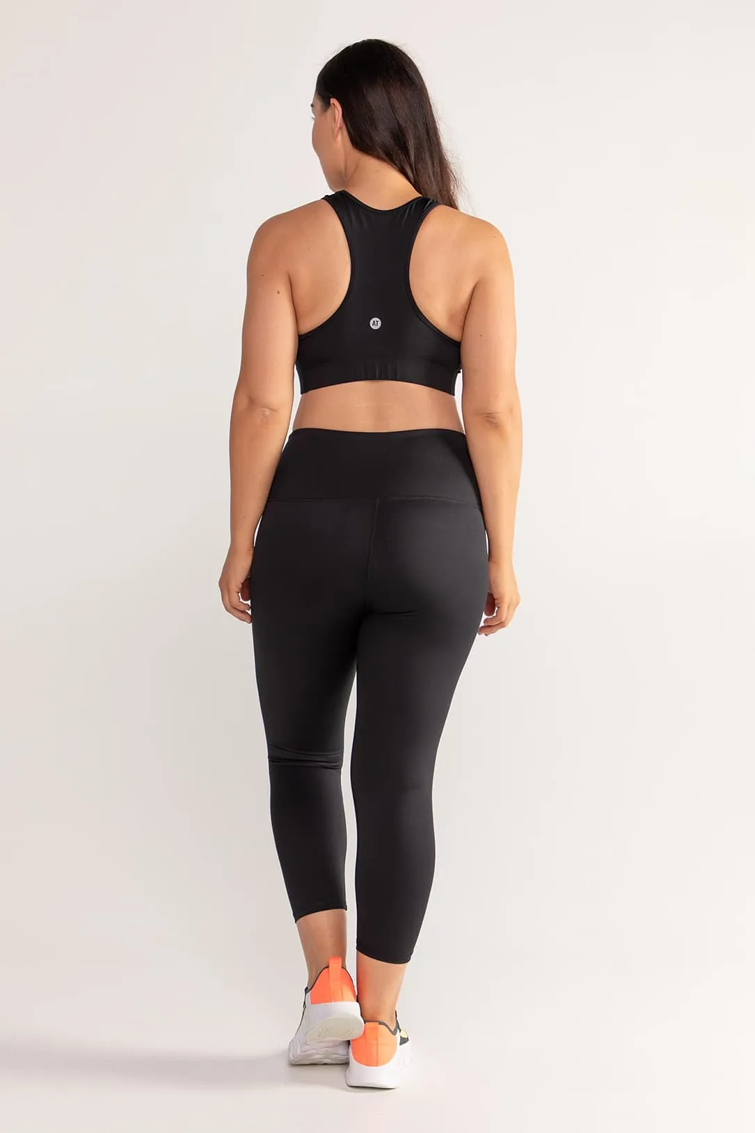 Essential High-Waist Move 7/8 Length Legging - Black
