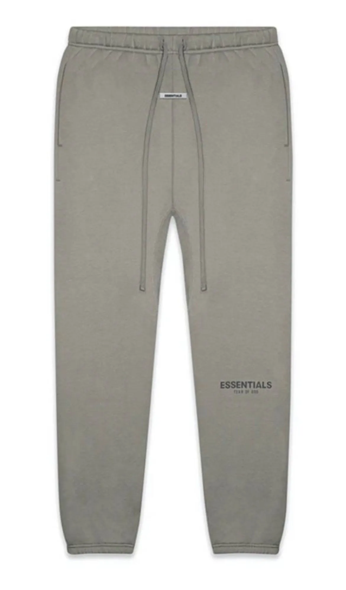 ESSENTIALS FEAR OF GOD TRACKSUIT JOGGING BOTTOMS - CEMENT