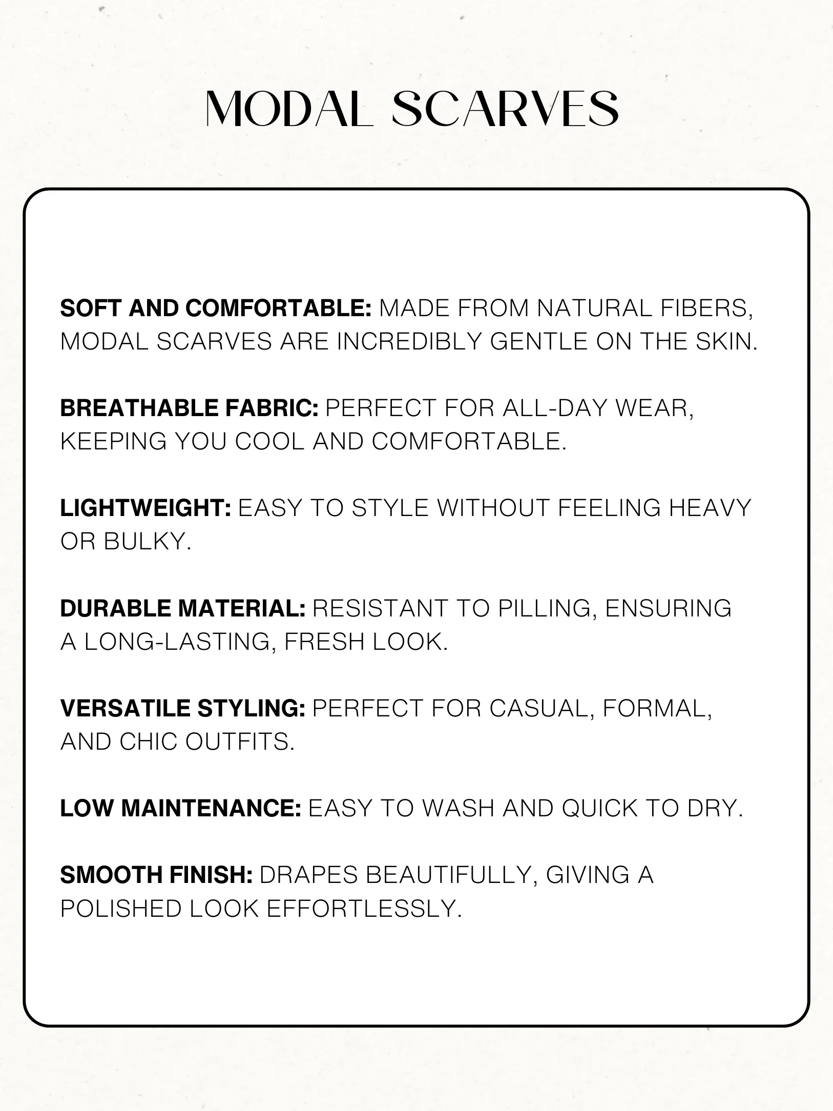 Everyday Modal- Black