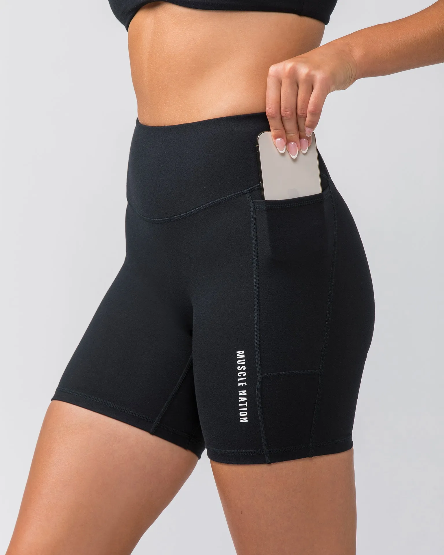 Everyday Pocket Bike Shorts - Black