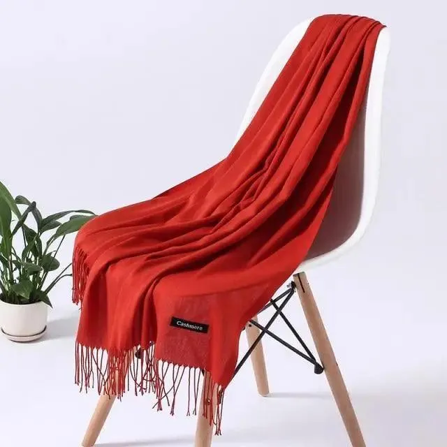 Fashion Women Scarf Winter Long Lady Shawls For Women For Winter Scarves Wraps Fashion Winter Women's Scarf Touch Shawl Wrapped Soft Warm Scarf