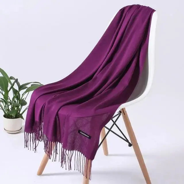 Fashion Women Scarf Winter Long Lady Shawls For Women For Winter Scarves Wraps Fashion Winter Women's Scarf Touch Shawl Wrapped Soft Warm Scarf