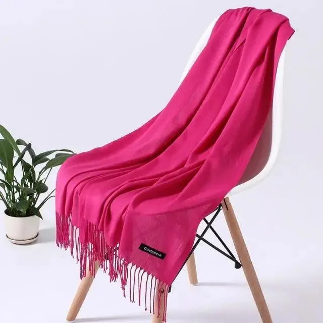 Fashion Women Scarf Winter Long Lady Shawls For Women For Winter Scarves Wraps Fashion Winter Women's Scarf Touch Shawl Wrapped Soft Warm Scarf