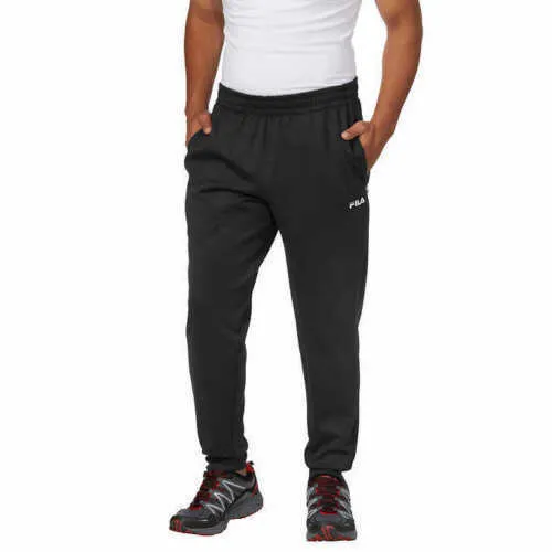 FILA Men’s Dual Side Zipper Pockets Performance Jogger