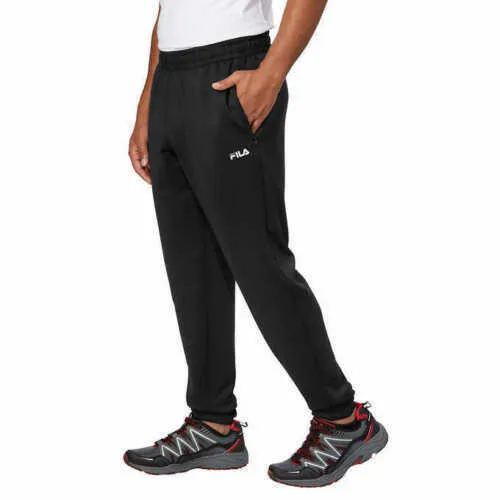 FILA Men’s Dual Side Zipper Pockets Performance Jogger