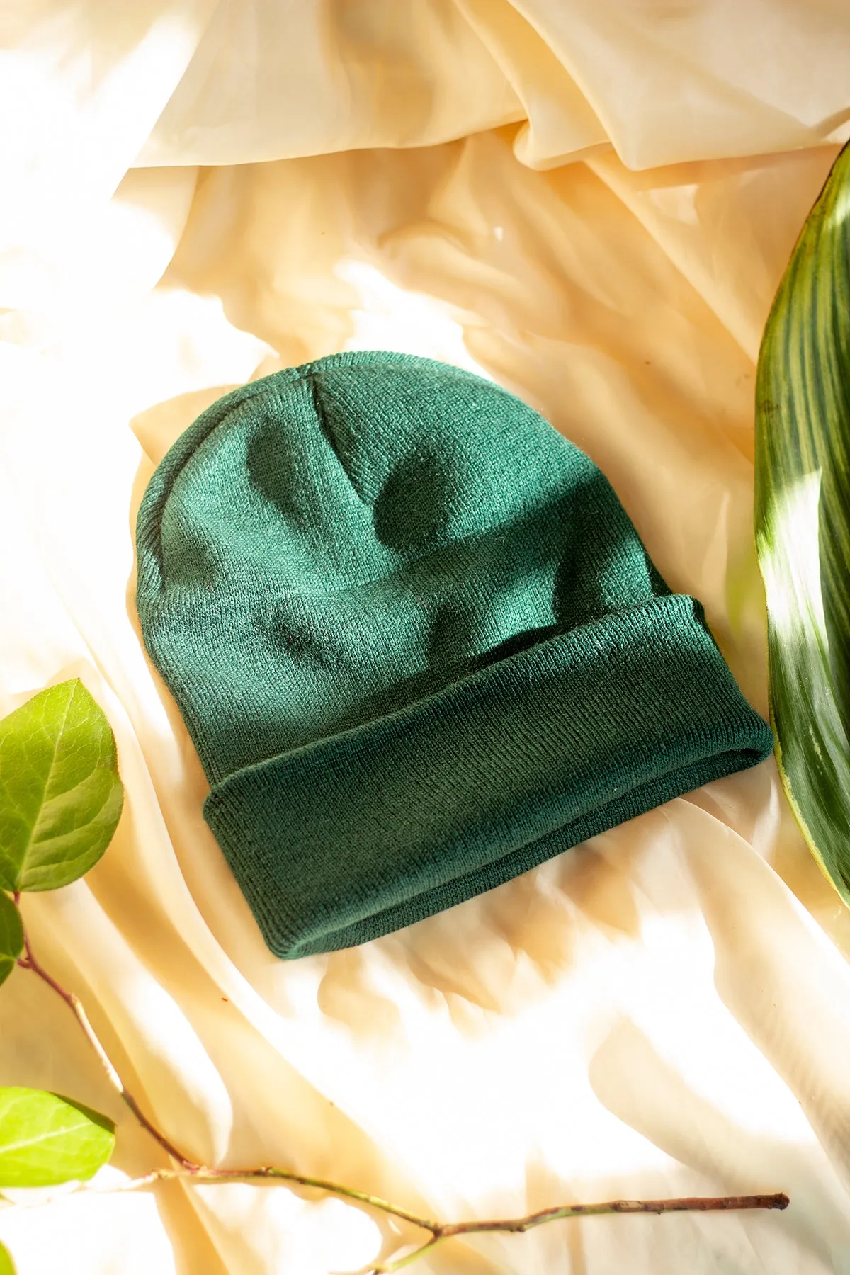 Fir Green Beanie Hat