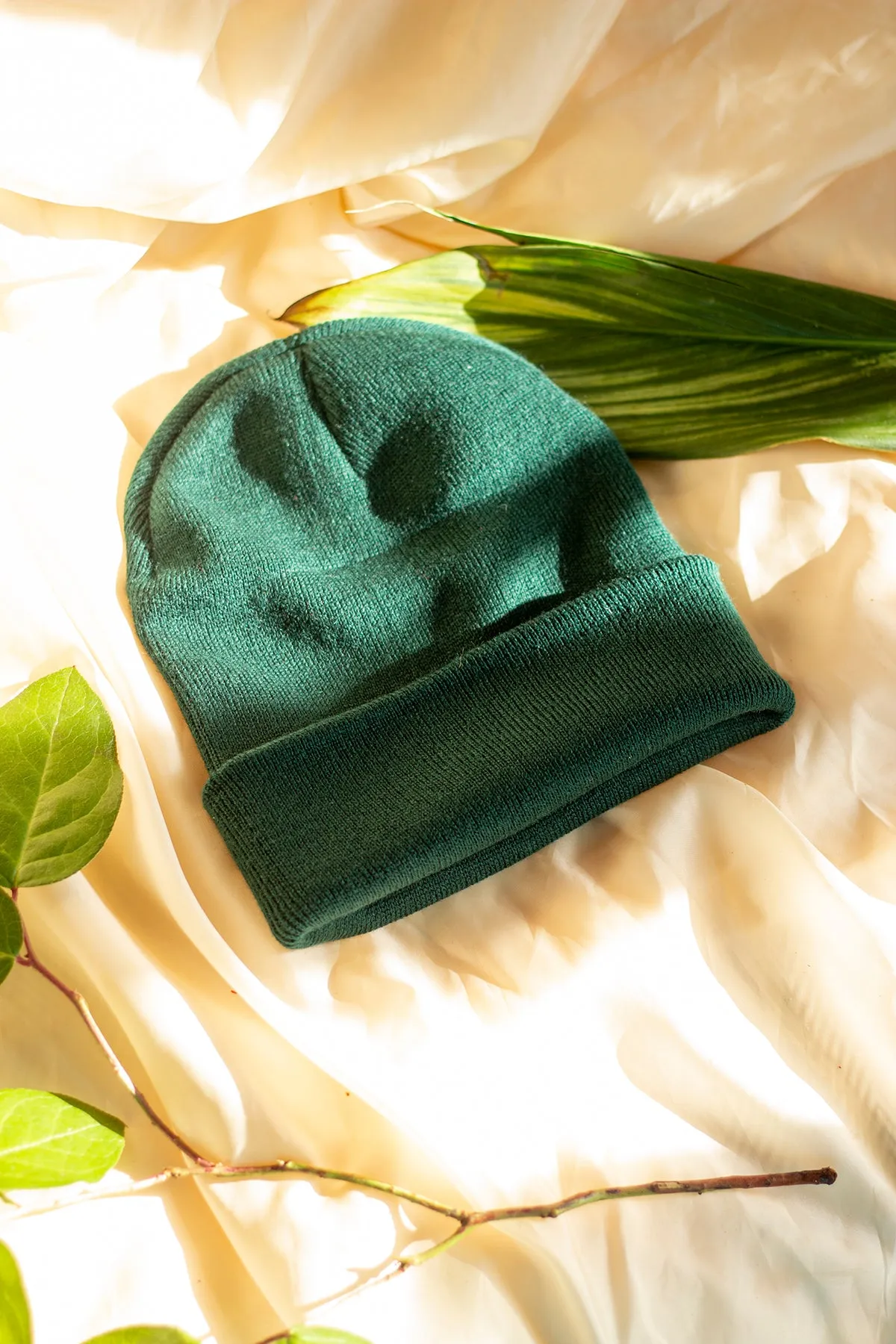 Fir Green Beanie Hat