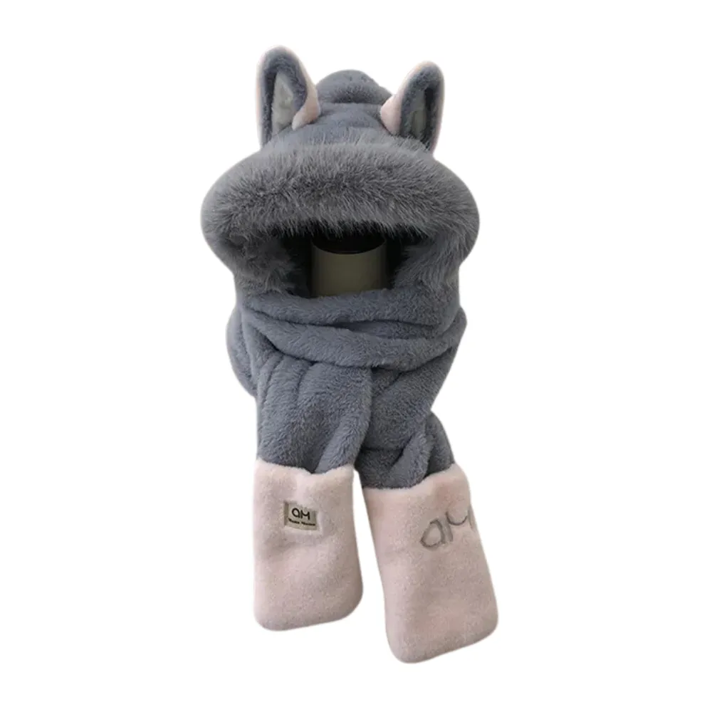 Fire Fox Ears Scarf