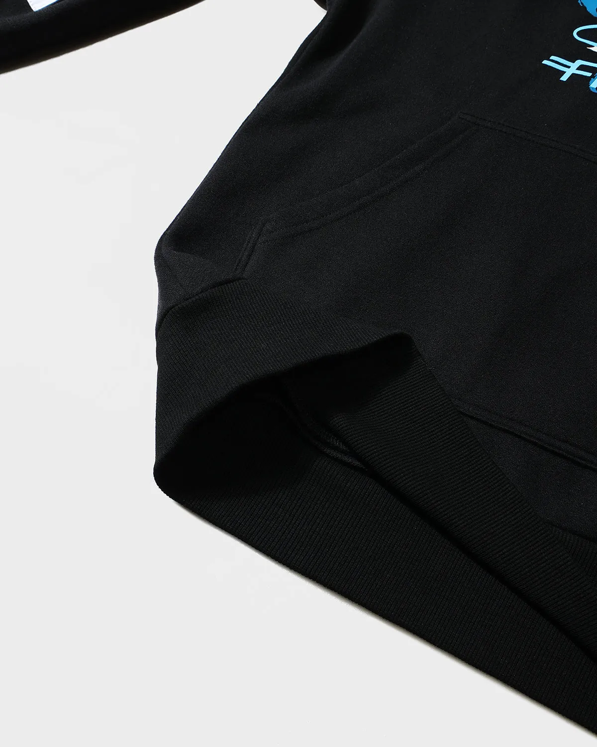 First Class Tracksuit & Beanie Scarf Set in Black