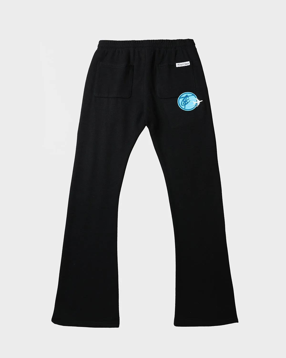 First Class Tracksuit & Beanie Scarf Set in Black
