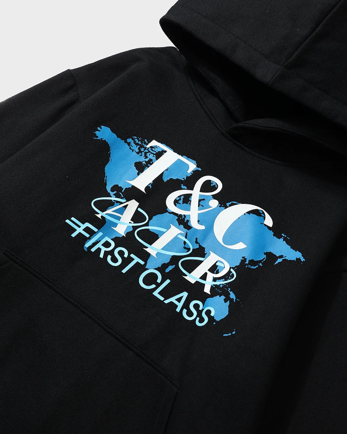First Class Tracksuit & Beanie Scarf Set in Black