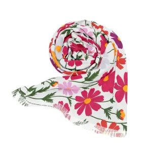 Floral Print Lightweight Scarf for Trendy Fashion
