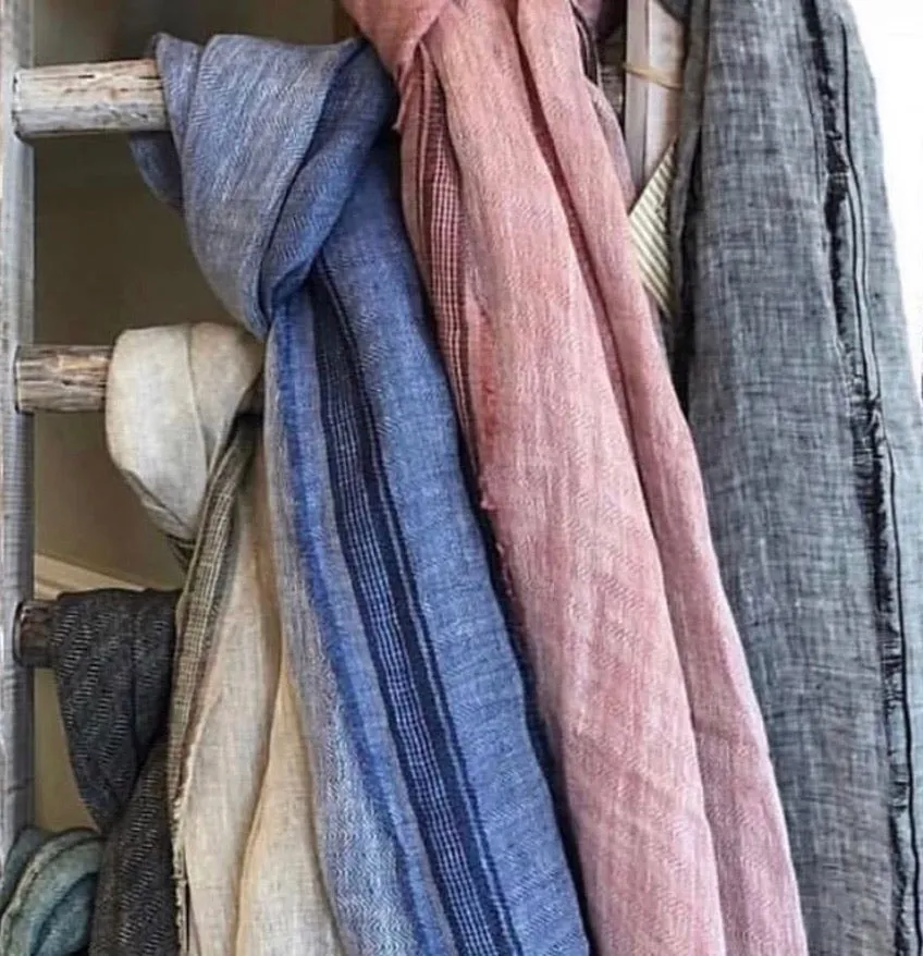 Foster - 100% Linen Scarf
